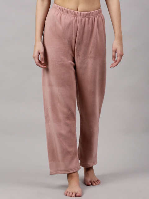 

NEUDIS Women Pink Solid Lounge Pants