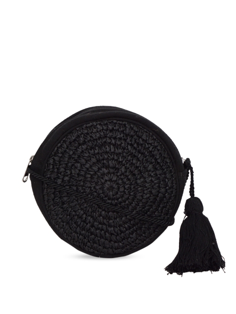 

Diwaah Black Structured Sling Bag