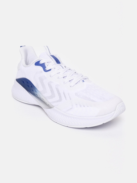 

Xtep Men White Textile Running Non-Marking Shoes