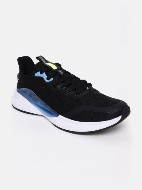 

Xtep Men Black Textile Running Non-Marking Shoes