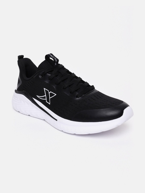 

Xtep Men Black Textile Running Non-Marking X-Flow Shoes