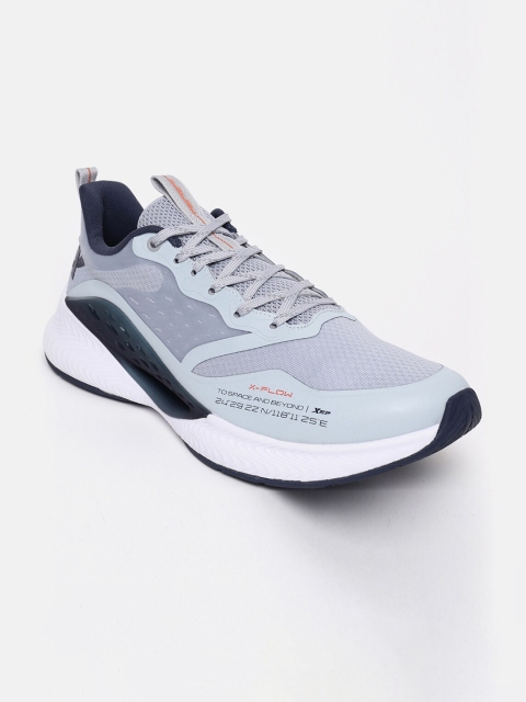 

Xtep Men Grey X-Flow Textile Running Non-Marking Shoes