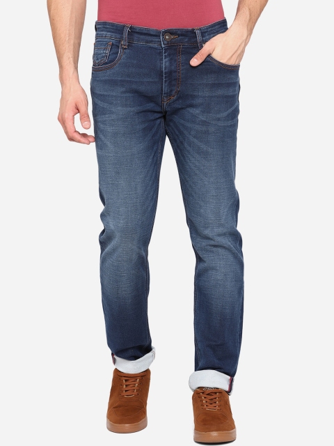 

JADE BLUE Men Blue Slim Fit Heavy Fade Stretchable Jeans