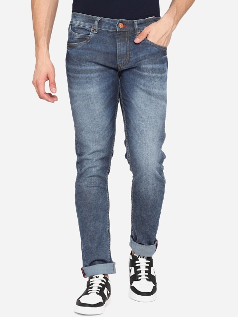 

JADE BLUE Men Blue Slim Fit Heavy Fade Stretchable Jeans