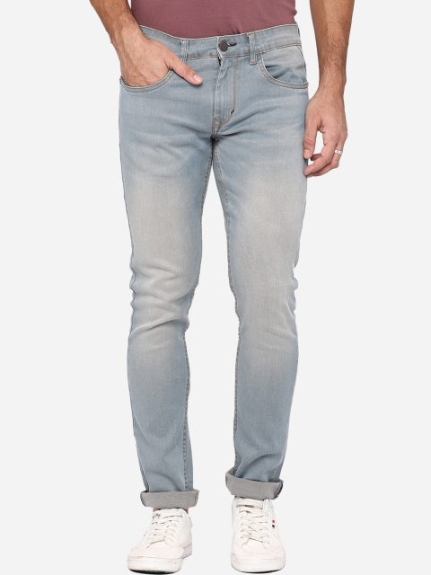 

JADE BLUE Men Blue Slim Fit Washed Heavy Fade Stretchable Jeans