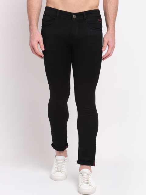 

Rodamo Men Black Slim Fit Stretchable Jeans