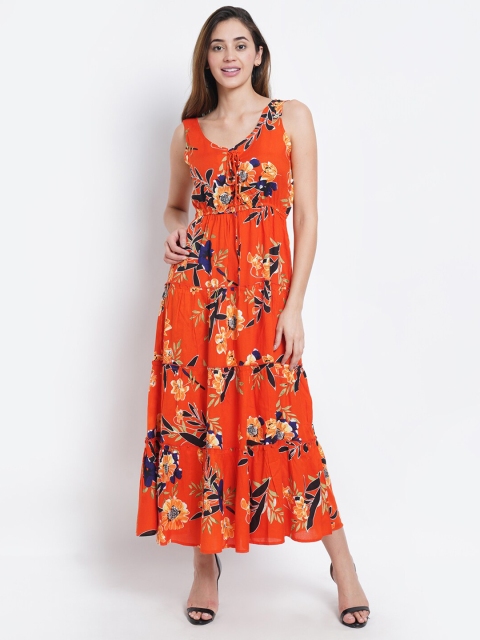 

IX IMPRESSION Red Floral Maxi Dress