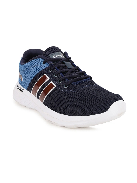 

Campus Men Navy Blue Mesh Running Shoes