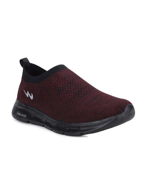 

Campus Men Red & Black Self Designed Walking Shoes