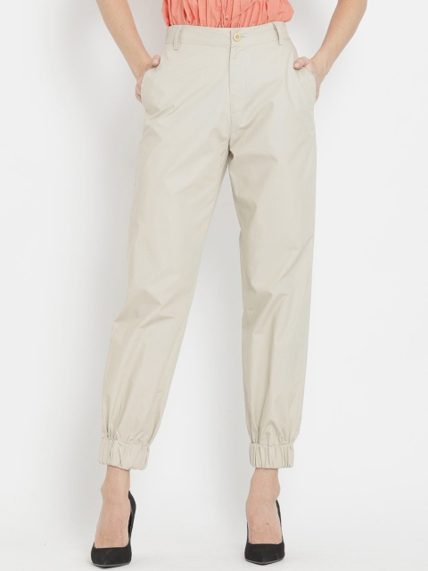

SHAYE Women Beige Blake Jogger Pants