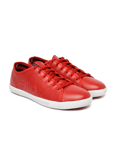 

FILA Men Red Solid Pride Sneakers