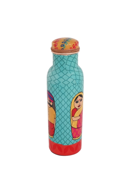 

All Things Sundar Multicolor Digital Printed Copper Bottle, Multi