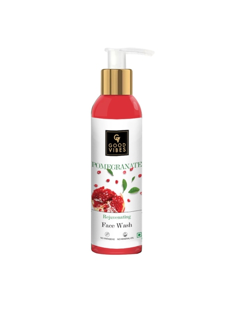 

Good Vibes Transparent Rejuvenating Pomegranate Face Wash - 120 ml