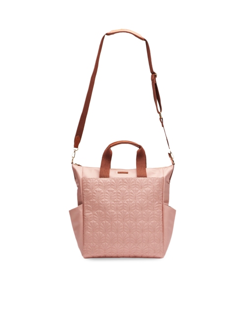 

Chumbak Pink Oversized Shopper Handheld Bag with Quilted