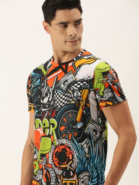 

WTFUNK Men Multicoloured Printed T-shirt, Multi