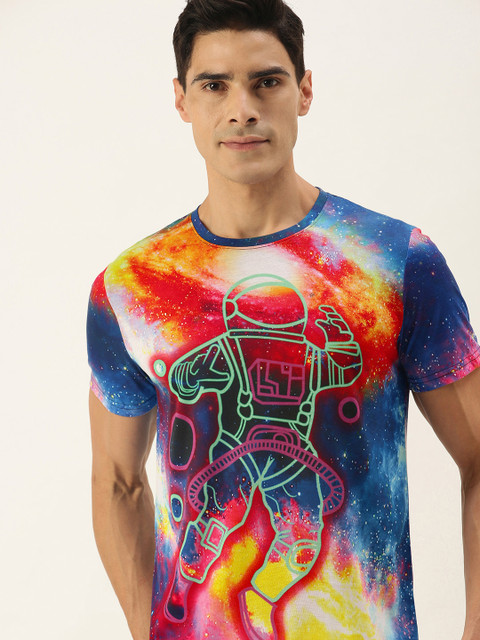 

WTFUNK Men Multicoloured Printed T-shirt, Multi