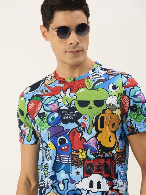 

WTFUNK Men Multicoloured Printed T-shirt, Multi