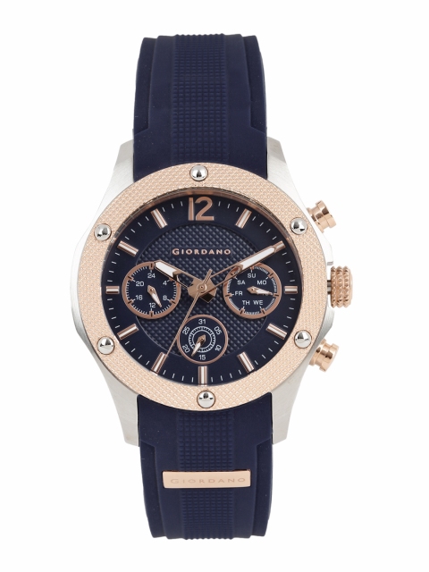 

GIORDANO Men Blue Multifunction Analogue Watch 1769-02