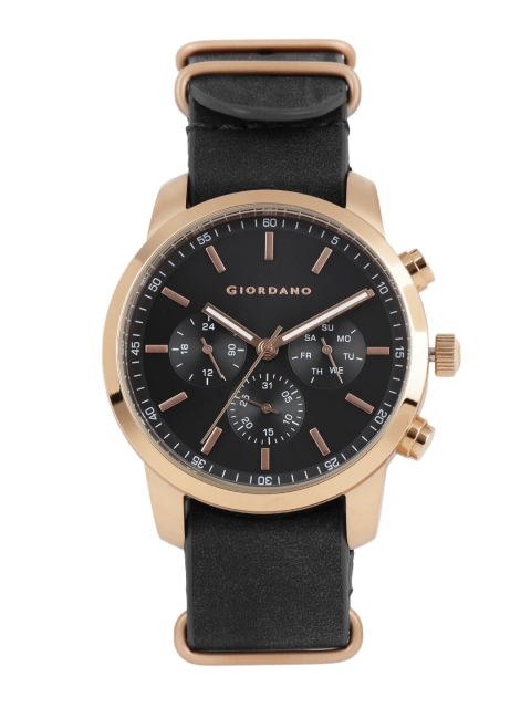 

GIORDANO Men Black Dial Multifunction Watch 1772-08