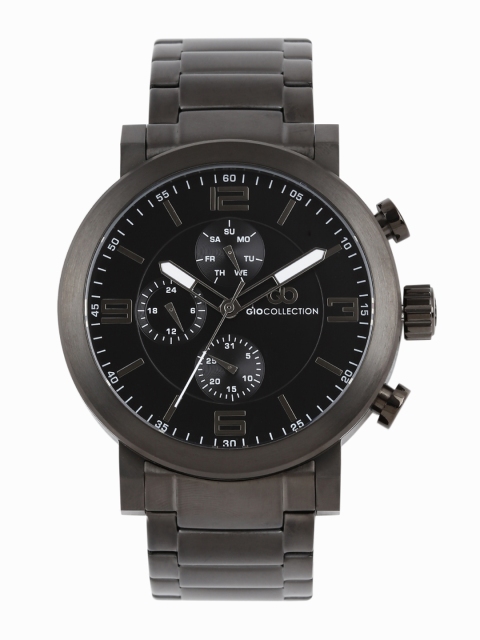 

GIO COLLECTION Men Black Multi-Function Watch G1011-55