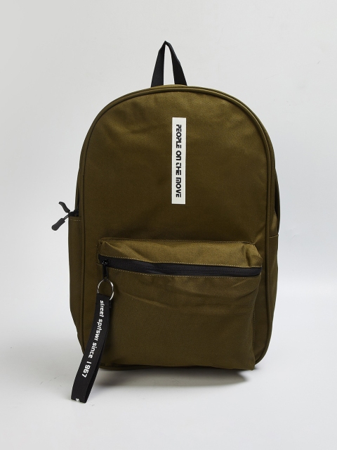 

Kappa Olive Green PU Structured Handheld Bag with Tasselled