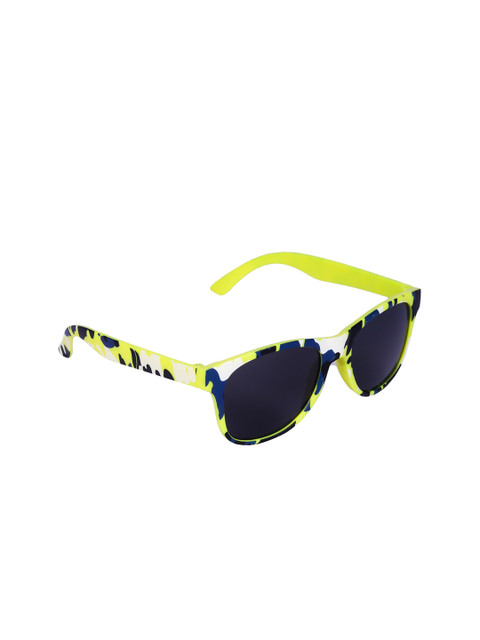 

Spiky Kids Black Lens & Yellow Wayfarer Sunglasses with UV Protected Lens Zprnt_Ylw_Multi