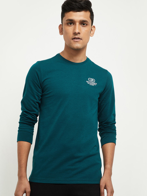 

max Men Teal T-shirt