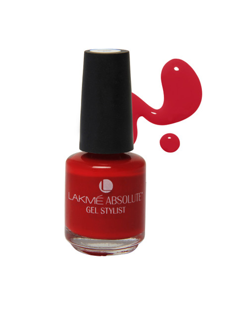 

Lakme Absolute Gel Stylist Tomato Tango Nail Color, Red