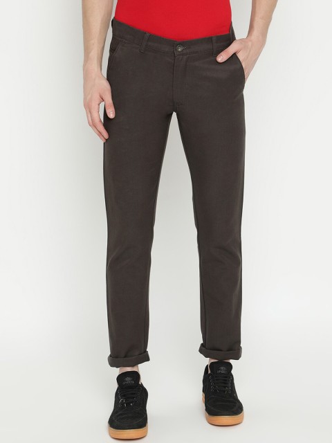 

V2 Value & Variety Men Brown Cotton Trousers