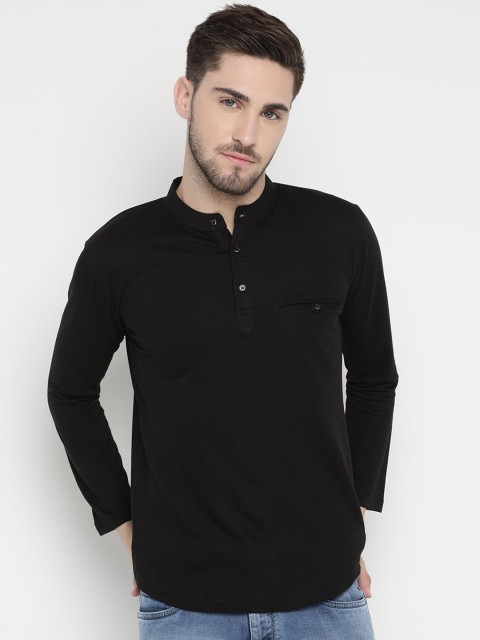 

V2 Value & Variety Men Black Straight Shirt