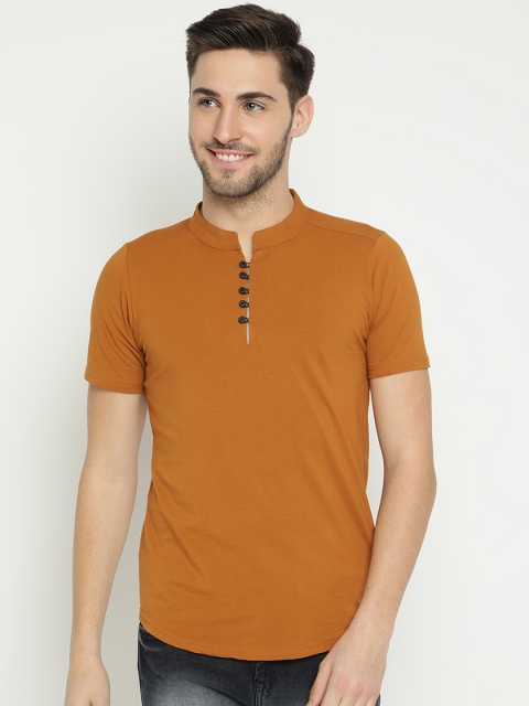 

V2 Value & Variety Men Brown Cotton Kurta