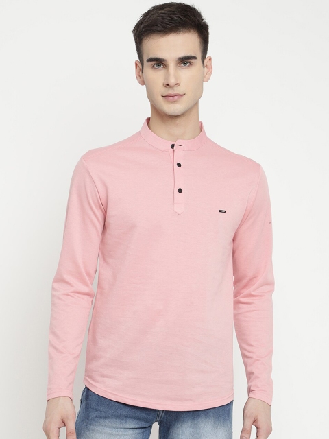 

V2 Value & Variety Men Peach Solid Shirts