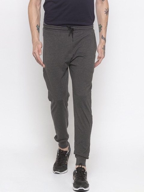 

Status Quo Men Charcoal Grey Solid Joggers