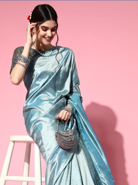 

Tikhi Imli Blue Saree