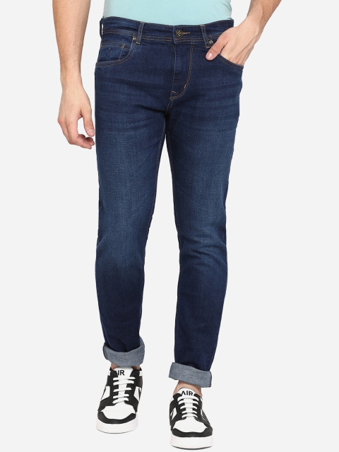 

Greenfibre Men Blue Slim Fit Light Fade Stretchable Jeans