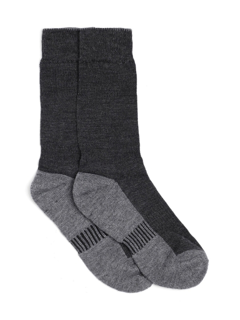 

Kosha Men Grey Pack of 2 Grey Merino Technical Warm Woolen Socks