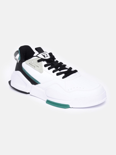 

Xtep Men White Skateboarding Non-Marking Shoes