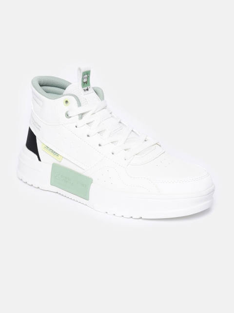 

Xtep Women White Skateboarding Non-Marking Shoes