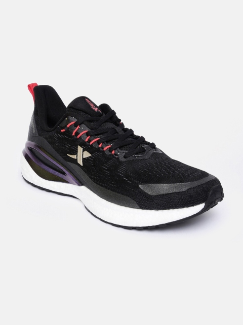 

Xtep Men Black Textile Running Non-Marking Shoes