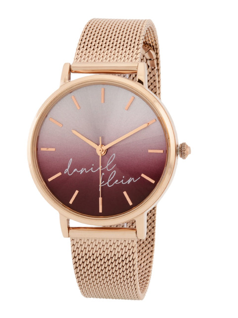 

Daniel Klein Women Mother of Pearl Dial Bracelet Style Watch DK.1.12629-5-Re, Blue