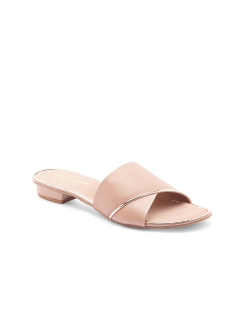 

Sole To Soul Women Peach-Coloured Open Toe Flats
