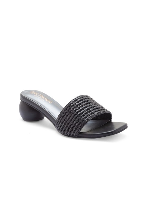 

Sole To Soul Black Block Mules