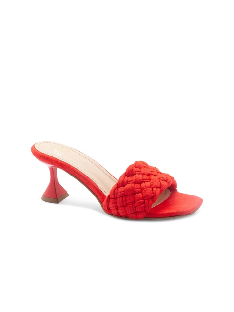 

Sole To Soul Red Block Heels