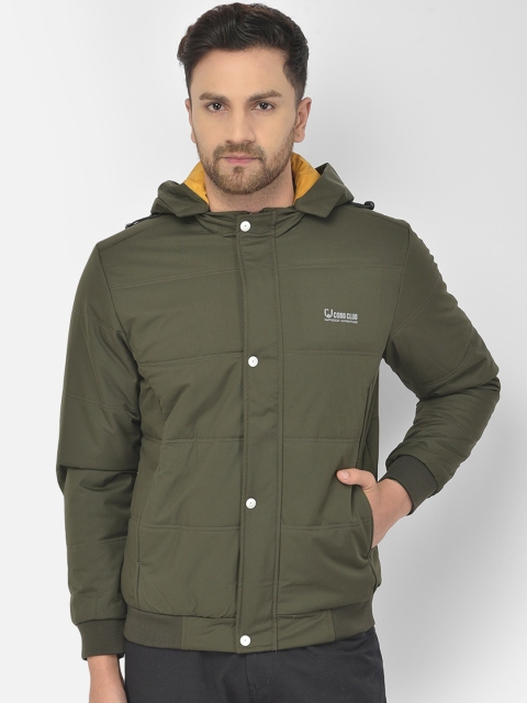 

COBB Men Olive Green Lightweight Padded Jacket