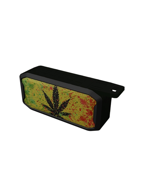 

macmerise Black & Green Rasta Splash 5W Wireless Melody Bluetooth Speaker & In-built Radio