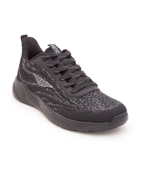 

Red Tape Men Black Mesh Walking Shoes