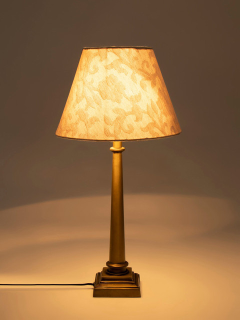 

Fabindia Gold-Toned Metal Long Lamp