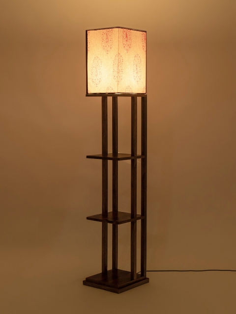 

Fabindia Brown Wood Contemporary Floor Lamps