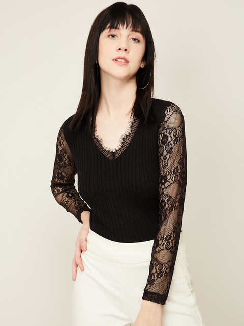 

CODE by Lifestyle Black Regular Top