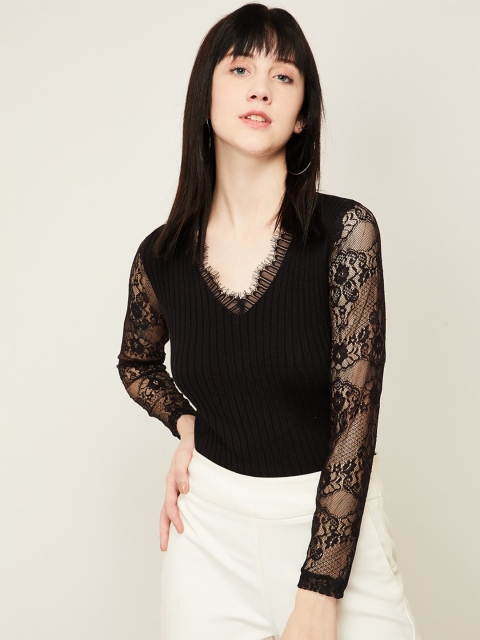 

CODE by Lifestyle Black Regular Top